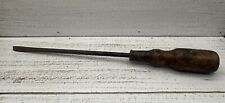 Vintage Wooden Screw Driver Made In USA Flat Head picture