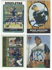 2003 Bowman Heritage #246 Michael Garciaparra Signed Baseball Card Seattle picture