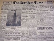 1949 APRIL 9 NEW YORK TIMES - RUSSIA'S 30TH VETO BLOCKS KOREA FOR U. N - NT 2669 picture