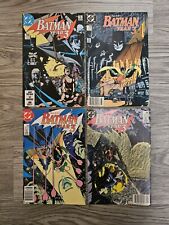 Batman # 436 - 439 (1989) Year 3 Parts 1-4 Lot Of 4 Newsstand DC Comics FN-VF  picture