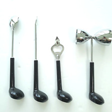 VTG Golf Club Bar Set Novelty Made In Japan Gift Prop Home Decor Retro picture