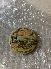 1901 WICHITA KANSAS FAIR AND CARNIVAL CELLULOID RARE BUTTON  ONLY KNOWN EXAMPLE picture