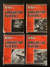 Vtg 1936-37 Lot of (4) QST AMATEUR RADIO Magazines Old Ham Radio picture