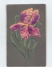 Postcard Beautiful Flower Embossed Card picture