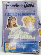 VTG 1966 Francie & Barbie Fashion Designer Electric Drawing Set Lakeside Toys picture