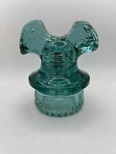 Aqua Hemingray Mickey Mouse Style Glass Insulator Patent May 2, 1983 Antique picture