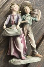 Vintage Jack And Jill Ceramic Figurines 6” picture