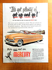 1949 Ford Mercury Convertible Vintage Ad $5 picture