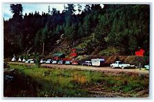 1967 Big Thunder Gold Mine Old Keystone South Dakota SD Posted Cars Postcard picture