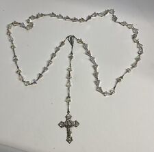 HMH Sterling Rosary Necklace 24 1/2