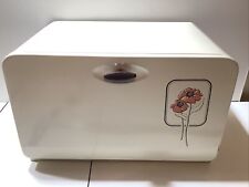 Vintage Ecko Bread Box MCM Retro Poppies Vtg Mid Century Modern picture