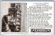 1910's HAWAII HULA DANCE GIRLS NZ GRAVES CO PHILADELPHIA PA ADVERTISING POSTCARD picture