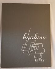 1952 Hyakem College Ellensburg Washington Year Book picture