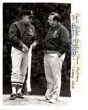 LG32 Original Tierney Photo BOSTON RED SOX COACH RALPH HOUK & TEAM PHYSICIAN picture