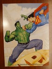 1995 DC vs Marvel Case/Box Topper Superman vs Hulk 1:50. Wal-Mart Exclusive NOS picture