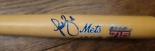 TODD ZEILE SIGNED MINI BASEBALL BAT NEW YORK METS W/COA+PROOF 75TH ANNIVERSARY picture