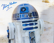 Kenny Baker 10x8 signed in Blue Star Wars picture