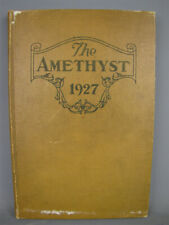 Antique 1927 The Amethyst Senior Year Book Deering High School Portland Maine picture