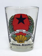 GUINEA-BISSAU COAT OF ARMS SHOT GLASS SHOTGLASS picture
