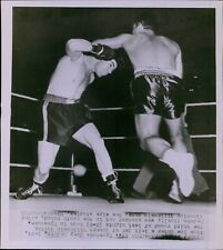 LG786 1952 Wire Photo JOEY DEJOHN ROBERT VILLEMAIN Middleweight Boxing Fighters picture