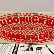 1980s Fuddruckers Hamburgers Restaurant Employee Paper Hat San Antonio Texas picture