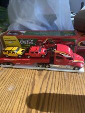 Speedway Coca Cola 2003 Off Road Carrier Truck With Hummer H2 Good Condition picture