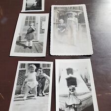 Vintage B&W Photos Lot Of 5 People In Chicago Illinois Brighton Ontario Canada  picture