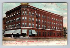 Oklahoma City OK-Oklahoma, Threadgill Hotel, Advertise, Vintage c1908 Postcard picture