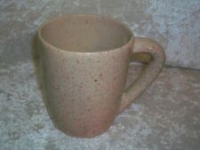 Vintage R.R.P. Co. Roseville Ohio Pink Speckle American Art Pottery Coffee Mug picture