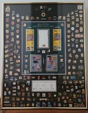1996 Atlanta Centennial Olympic Pins 240+ Framed ~ Many Rare Pins and Full Sets picture