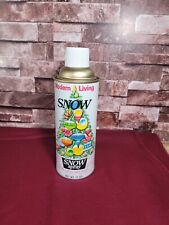Rare Vintage Christmas Snow Spray Can Aerosol  13 oz - Full & Untested picture