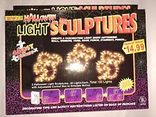 Atico Vintage Halloween Light Sculptures Ghost GHOSTS Set of 3 '90s NEW RARE 16
