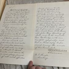 Antique Citizen Resolution at Chihuahua Mexico: President McKinley Assassination picture