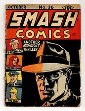 Smash Comics #36 GD+ 2.5 1942 picture