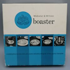Webster & Wilcox vintage 1960s Silverplate Boaster Bowl in box Silverplate Dish  picture