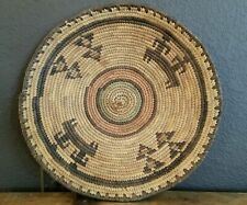 Beautiful Antique 13in African Intricate Woven Basket  picture