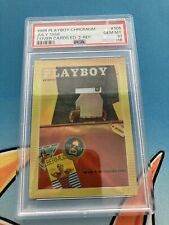 PSA 10 - Pop 1 - REFRACTOR - 1995 Playboy Cover Chromium #105 Suitcase July 1956 picture