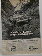 1971  Jeep Wagoneer- the first family 4-wheel drive wagon   Vintage Magazine Ad picture