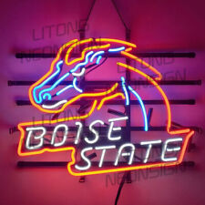 Boise State Broncos Neon Sign19x15 Beer Bar Sport Pub Wall Decor picture