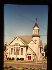 HI03 ORIGINAL SLIDE New York 35mm  QUENN ANN CHURCH CORTLAND NY #2 picture