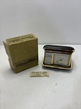 Vintage Phinney Walker Pocket Alarm Clock Foldable Travel Timepiece  Japan picture