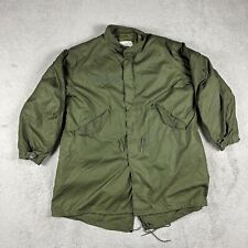Vintage Military Coat Mens Large Green Extreme Cold Weather Parka Liner Jacket picture
