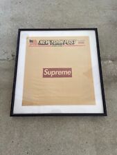 Supreme Newspaper x New York Post “Late City Final” Edition Newspaper Framed picture