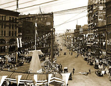 1912 Parade Approaching Pioneer Square, Seattle, WA Old Photo 8.5