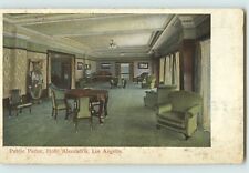 Postcard: View of Public Parlor of Hotel Alexandria - Los Angeles, California picture