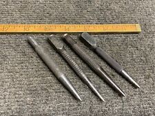 4 Pc Vintage Nail Set Punches Keen Kutter (3) And Belknap Bluegrass USA picture