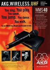 2000 AKG WMS40 Print Ad Featuring Joe Elliott Jimmy Roberts  picture