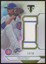 2018 Topps Triple Threads Jumbo Relic Jon Lester #SJR-JL1 Patch Chicago Cubs /36 picture