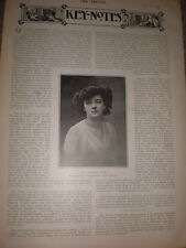 Printed photo opera Mrs Raymond Roze 1903 ref Z picture
