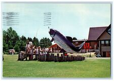 1991 National Fresh Water Fishing Hall Fame Hayward Wisconsin Vintage Postcard picture